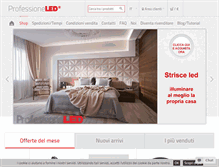 Tablet Screenshot of professioneled.com